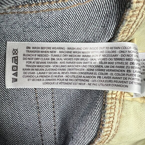 Ariat Rebar M5 Mens Jeans 34x32 Dark Wash Straight Leg Work Denim Stretch Blue - Picture 6 of 13